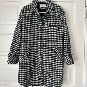We The Free Black and White sweater jacket